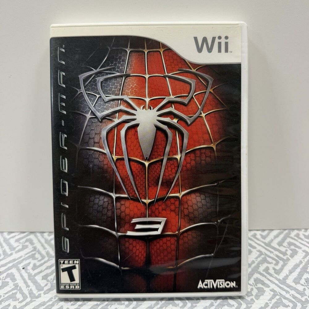 Spider-Man 3 III (Nintendo Wii, 2007) CIB Complete Tested Authentic Marvel